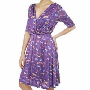 Lindy Bop Dahlia Colorful Horse Dress 🐎